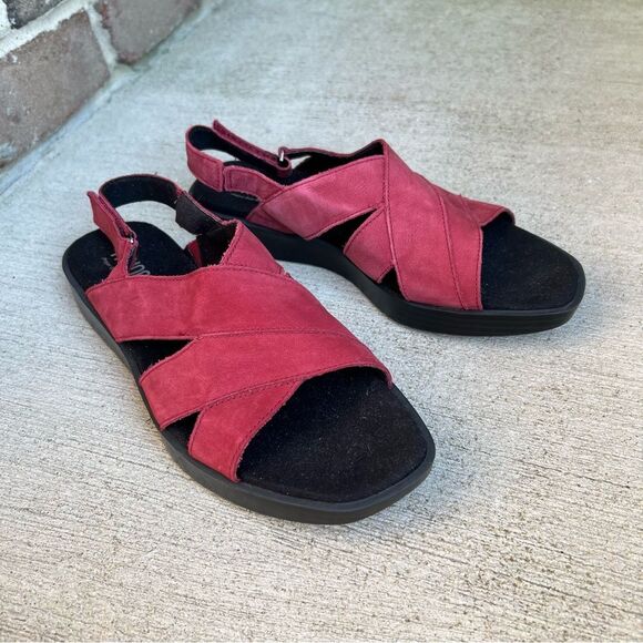 NEW Munro Micah Slingback Sandal Nubuck Sz 8.5 - Picture 2 of 8